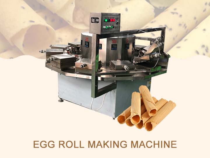 egg roll rolling machine