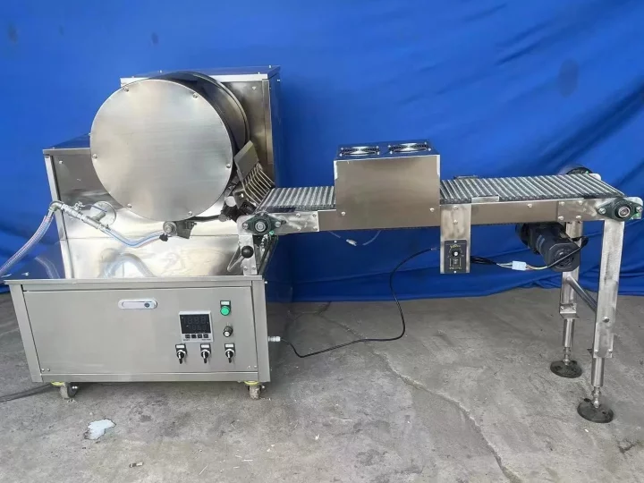 Máquina para hacer envolturas de rollitos de primavera