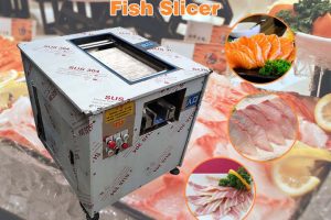 Máquina fatiadora de salmão