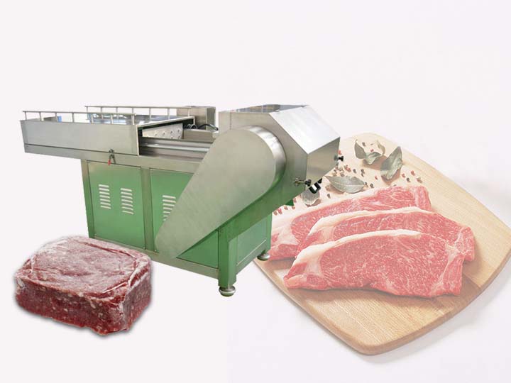 commercial frozen meat slicer