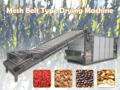 mesh belt drying machine