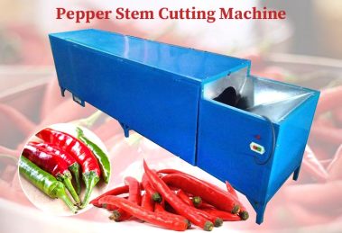 Pepper stem cutting machine