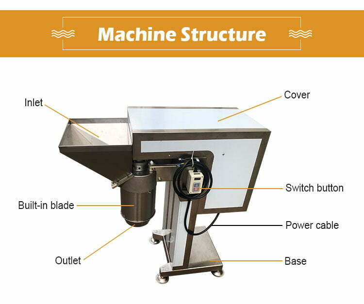 Vegetable Grinding Machine'S Structure
