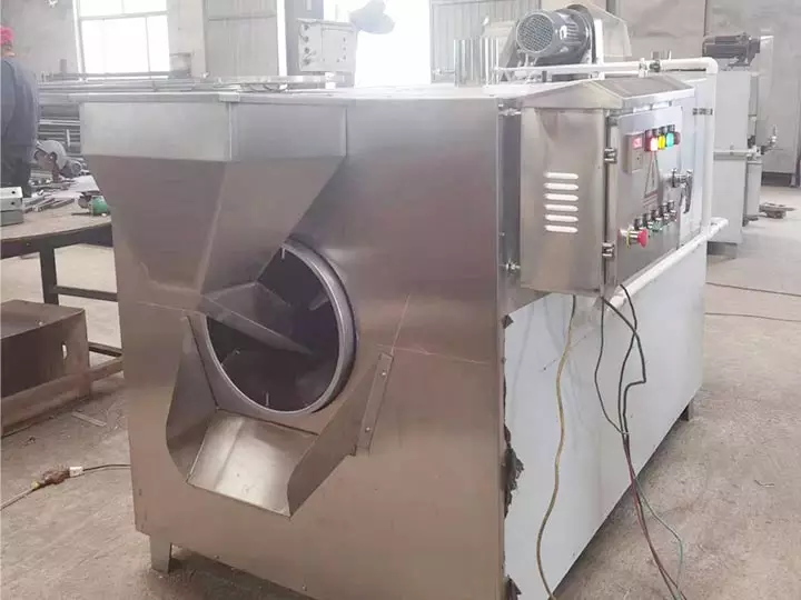 máquina tostadora de maní