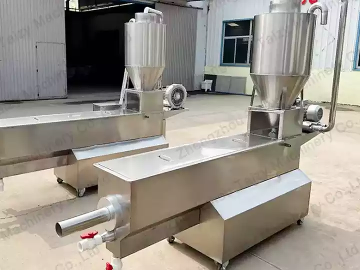 Struktur bagian dalam mesin pencuci biji wijen