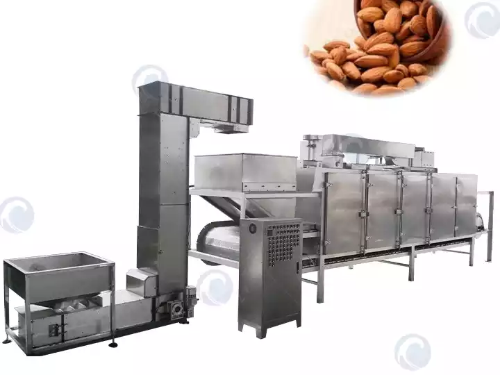 Mesin Pemanggangan Kacang Berkelanjutan | Pemanggang Kacang Komersial 4 Pemanggang Otomatis Berkelanjutan