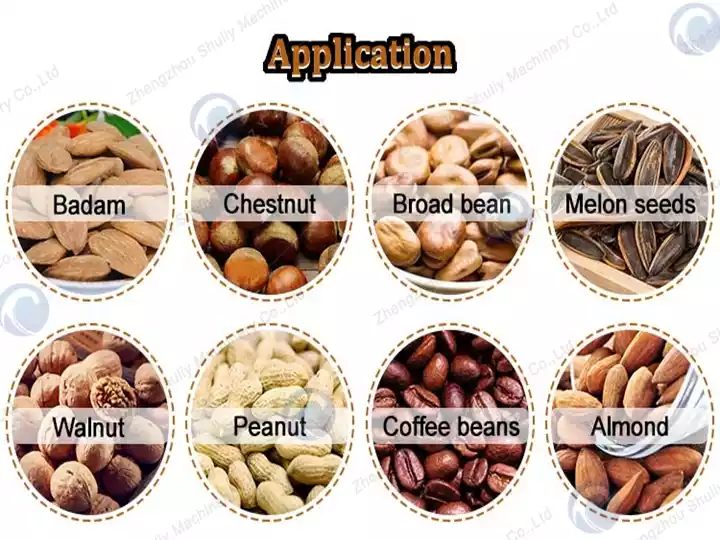 Mesin Pemanggangan Kacang Berkelanjutan | Pemanggang Kacang Komersial 3 Bahan yang cocok untuk Pemanggang Kacang Industri