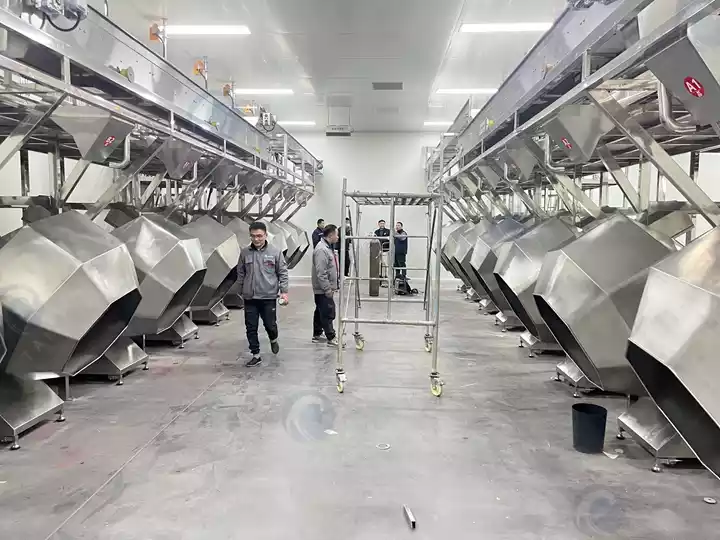 Jalur Produksi Strip Pedas | Mesin Camilan Pedas China 8 Pabrik Pengolahan Strip Pedas