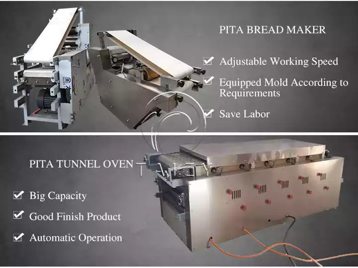 Máquina de Fazer Pão Pita e Forno Máquina de Fazer Pão Pita e Forno