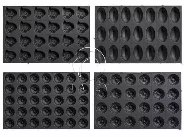 Commercial Cake Batter Depositor | Sponge Cake Filling Machine 6 Sponge Cake Filling Molds