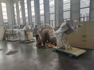 automatic peanut frying line