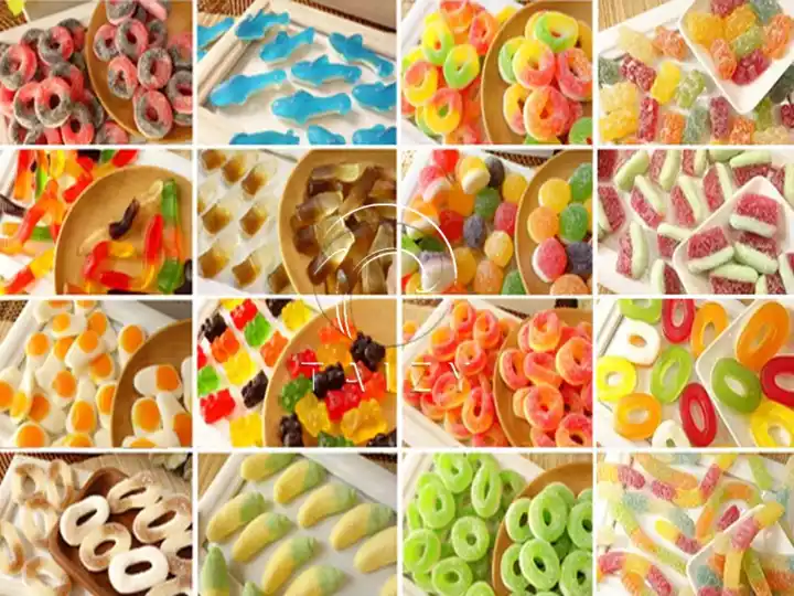 Candy Making Machine | 10‑70 Kg/H Soft &Amp; Hard Candy Production Line 7 Assorted Shapes Of Gummy Candies