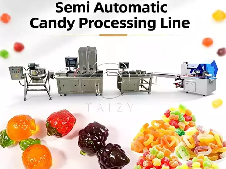 Candy Making Machine | 10‑70 Kg/H Soft &Amp; Hard Candy Production Line 1 Candy Making Machine Processing Line