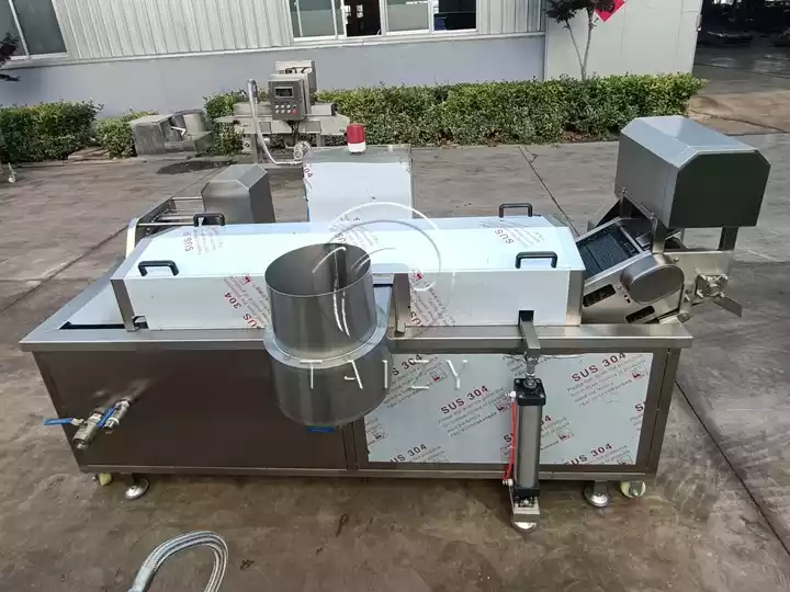 100–200 Kg/H Burger Patty Production Line | Forming Coating &Amp; Frying 12 Automatic Continuous Fryer