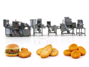 Automatic Meat Patty Processing Line
