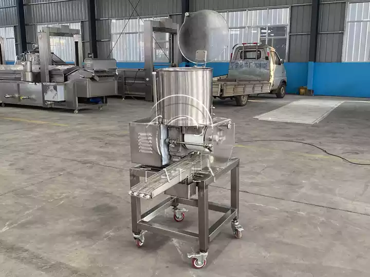 100–200 Kg/H Burger Patty Production Line | Forming Coating &Amp; Frying 8 Automatic Patty Former