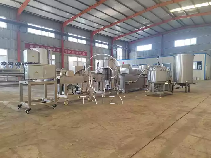100–200 Kg/H Burger Patty Production Line | Forming Coating &Amp; Frying 3 Meat Patty Manufacturing Line