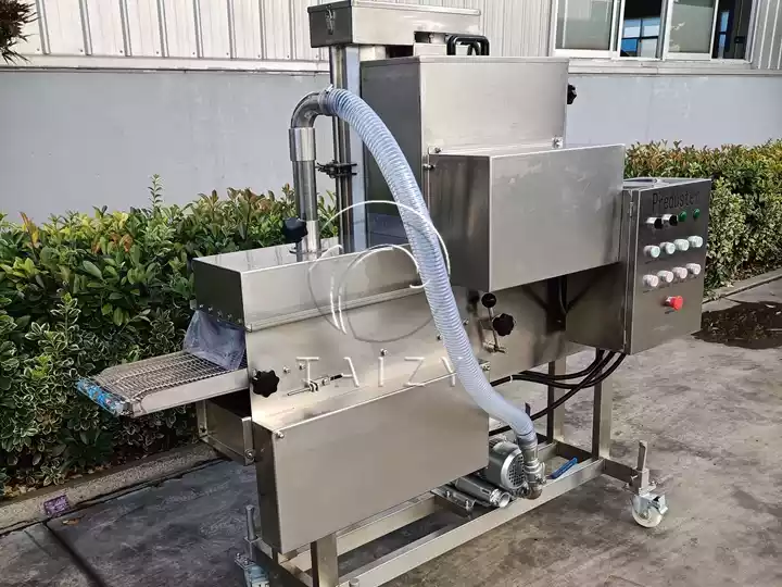 100–200 Kg/H Burger Patty Production Line | Forming Coating &Amp; Frying 9 Tunnel Flouring Machine