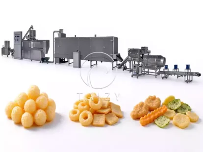 Twin Screw Puffed Food Extrusion Production Line